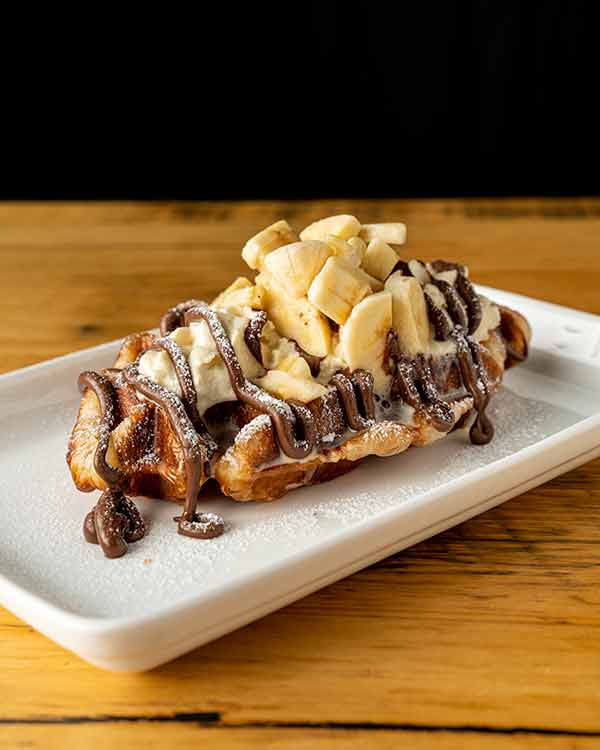 Banana and Nutella Croffle