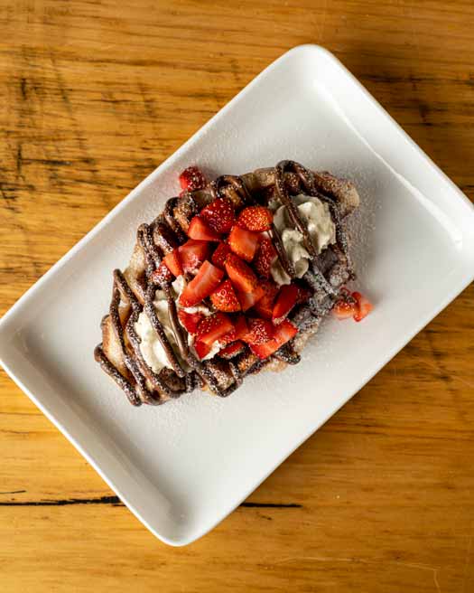 Strawberry Nutella Croffle